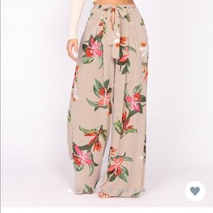 Thailand floral woven pants